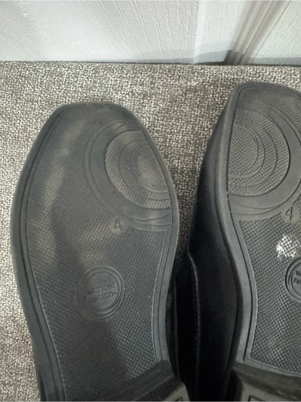 Boys Black Slip-On Dress Shoes